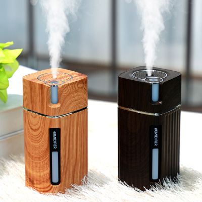 New Creative Hot Wood Grain L1 Humidifier Home Car Mini USB Hydrating Air Night Light Atomization Humidifier