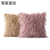 Cross-Border Ins Nordic Solid Color Plush Christmas Pillow Cover Amazon Sofa Cushion Cover Bedside Cushion Case