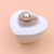 Crystal Pearl Decorative White Ceramic Jewelry Box Gift Box Wedding Candy Box Wedding Candies Box Cosmetic Box