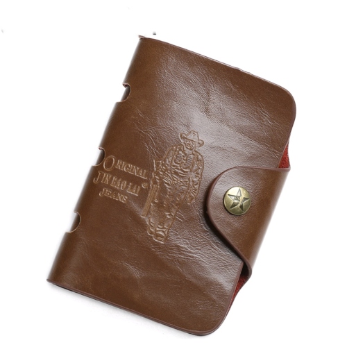 cross-mirror supply western cowboy buckle style trendy middle antique men‘s wallet