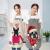 Linen Creative European and American Cute Cartoon Cat Apron Kitchen Clothes Home Overclothes Summer