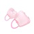 Children's DIY Plastic Pink Transparent Storage Box Portable Box Little Girl Cute Cartoon Love Bear Toy Box