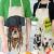 Linen Creative European and American Cute Cartoon Cat Apron Kitchen Clothes Home Overclothes Summer