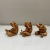 Resin Decorations Crafts Imitation Wood Color Don't Listen, Don't Look, Don't Say Three Frog Resin Home Creative Decoration Ornaments