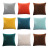 Cross-Border Ins Velvet Solid Color Pillow Coat Nordic Cushions Sofa Office Lumbar Pillow Large Backrest