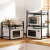 Retractable Kitchen Storage Rack Floor Multi-Layer Microwave Oven Storage Rack Stove Oven Rice Cooker Organizing Storage Rack