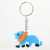 Lion Keychain Pendant Cartoon Lion Key Chain Ornaments Crafts Beast Yellow Lion Key Ring Accessories