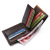 2021 New Men's Personality Stitching Wallet Wallet Creative Leather Wallet Coin Purse