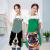 New Korean Style Linen Thin Sleeveless Apron Cute Dog Pattern Animal Cartoon Summer Adult Overclothes Kitchen