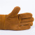 Manufacturer Supply Cowhide Gloves Double Layer Arc-Welder's Gloves Cotton Wool Lining Welder Anti-Mars Gloves Welding Gloves