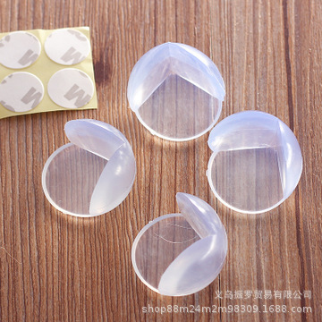 1 Baby Safety Table Corner Protection PVC Angle Bead Children's Table Thick Transparent Spherical Bumper 0.01