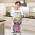 Kitchen Household Apron Nordic Polyester Dog Animal Series Adults and Children Overclothes Cute Cartoon Summer