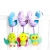 Creative Style Newborn Comfort Early Education Baby Toy Function Detachable Plush Stroller Bed Winding Rattle Bed Bell