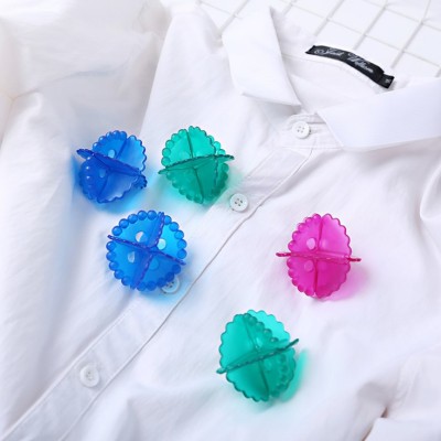 Household Washing Machine Laundry Ball Flexible Plastic Solid Friction Wash Ball Large Color Rubbing Clothes Cleaning Ball