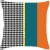 Nordic Entry Lux Style Orange Sofa Pillow Cases Simple Cushion Single-Sided Printed Pillows Goosen Set with Core