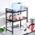 Retractable Kitchen Storage Rack Floor Multi-Layer Microwave Oven Storage Rack Stove Oven Rice Cooker Organizing Storage Rack