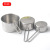 Stainless Steel Measuring Cup 3-Piece Set Baking Tool Kitchen Tools Household Measuring Cup and Spoon Set with Scale Baking