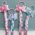 Children's Colorful Wig Party Unicorn Barrettes Rainbow Wig Braid Bow Five-Pointed Star Sequin Hair Accessories H