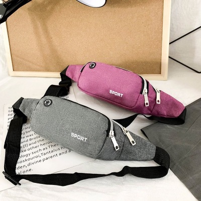 Women's Bag Korean Style New Running Belt Bag Travel Leisure Messenger Bag Unisex Sports Mobile Small Waist Bag Wholesale