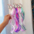 Cross-Border Children's Hair Accessories Colorful Wig Clip Super Fairy Princess Little Girl's Hair Pin Cute Pony Hairpin Headdress H