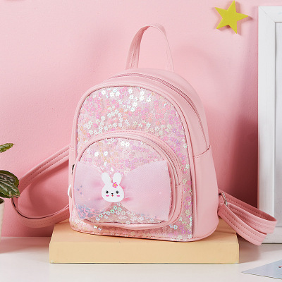 New Children's Backpack Mini Kindergarten Backpack Girl Princess Bag Travel Cute Bow Backpack