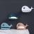 Dancing Whale Soap Box Soap Dish Suction Cup Punch-Free Wall-Mounted Toilet Rack Plastic Soap Box Soap Box Drain
