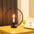Nordic Wrought Iron Modern Black Candle Holder round Simple Candlestick Home Decoration Model Room Candlelight Dinner Decoration