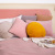 Rabbit Fur round Japanese Style Soft Tai Drum Pillow Cushion Sofa Bed Head Back Pillow Home Pillow Office Waist Cushion Multi-Color