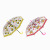 Umbrella Transparent Poe Insect Children's Umbrella Cute Creative Children's Umbrella Foreign Trade Umbrella