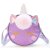 Korean Style Children's Bag 2021 New Casual Messenger Bag Cute Cartoon Unicorn Fur Ball Single Shoulder Backpack Women's Bag