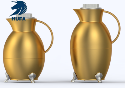 Nordic Popular Drink Tea Coffee Milk Kettle Durable Long-Term Heat Preservation Plastic Household Thermal Pot Set