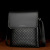 Pu Men's Vertical Design Casual Trend Lychee Embossed Crossbody Shoulder Bag