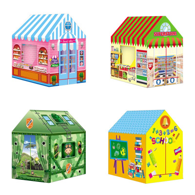 Children's Indoor Supplies Game House Outdoor Tent Picnic Sunshade Beach Ocean Ball Pool Princess Castle Toy House