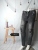 Spring and Summer New Skinny Dark Coffee Slimming Mid-Waist Slim Fit Denim Pencil Pants Women's Pants Foreign Trade Trousers