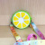 Creative Style Cute Waterproof Children's Orange Fruit Silicone Zipper Wholesale Custom Bag