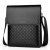Pu Men's Vertical Design Casual Trend Lychee Embossed Crossbody Shoulder Bag