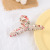 Summer New Geometric Fabric Cross Grip Ins Style Floral Color Barrettes Internet Celebrity Large Barrettes Wholesale