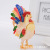 Rooster Jewelry Box Animal Creative Home Metal Ornaments Diamond-Embedded Painted Art Gift Gift Alloy Cock