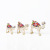 Tourism Scenic Spot Camel Decoration Dunhuang Three-Piece Camel Metal Alloy Camel Painted Decoration Factory Supply