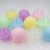 55mm Twisted Egg Shell Color Transparent 5.5cm Capsule Ball Empty Shell Non-Porous Egg Shell Children's Toy Lottery Ball