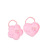 Factory Wholesale Transparent Cartoon Plum Shell Bear Peach Heart Backpack New Jewelry Jewelry Box High-End
