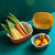 INS Style Nordic Double-Layer Drain Basket Kitchen Vegetable Washing Basket Fruit Basket Storage Basket Washing Basin Water Filter Vegetable Basket