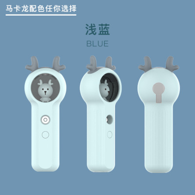 Korean Nano Mist Sprayer Antlers Rabbit Spray Humidifier USB Rechargeable Mini Face Steaming Water Replenishing Instrument