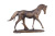 Resin Crafts European Bronze Flat Horse Decoration Creative Living Room TV Cabinet Home Decoration Business Gift