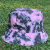 Tie-Dyed Double-Sided Wear Adult/Child Blue Bottle Cap/Sun Hat