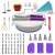 Hz415 106-Piece Set with Number Cake Turntable Pastry Nozzle Set Cake Turntable TPU Decorating Pouch Amazon