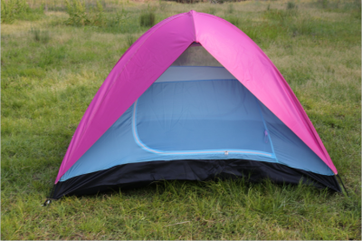 Double-Layer Double D-Type Door 1-2 People Wear Pick Rods Tent