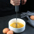 Stainless Steel Eggbeater Household Kitchen Stirring Tool Cream Egg Blender Semi-automatic Rotating Blender