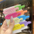 Colorful Seamless Barrettes Female Summer Bangs Side Hairpin Internet Celebrity Candy Color Clip Hair Accessories Duckbill Clip Headdress