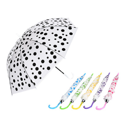 Umbrella Spot Creative Umbrella Touch Color Long Handle Flexible Wind-Resistant 8-Bone Sunshade Rain Cover Variety